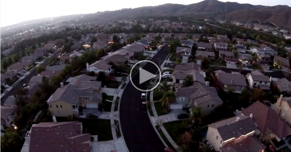 It Seems Like An Ordinary Neighborhood. But  Just Watch What Happens When They Turn The Lights On.