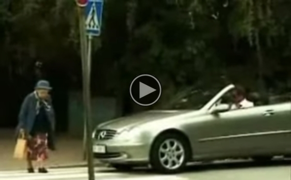 How This Old Lady’s Takes Her Revenge From An Impatient Driver Will Make You LOL!