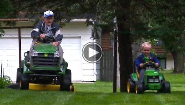 This Toddler And 89 Year Old WWII Vet Are Best Friends.