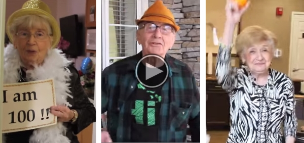 Never too old to be HAPPY. The Best Version of Pharrell Williams’ song EVER.