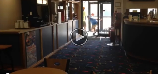 Longest Bowling Strike Ever – 120 Feet From The Front Door.