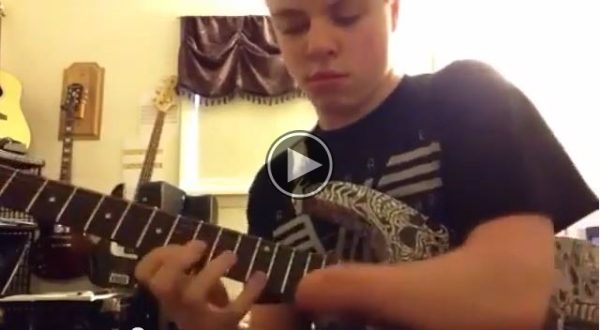This 1 Handed Guitar Playing Kid Will Blow You Away.