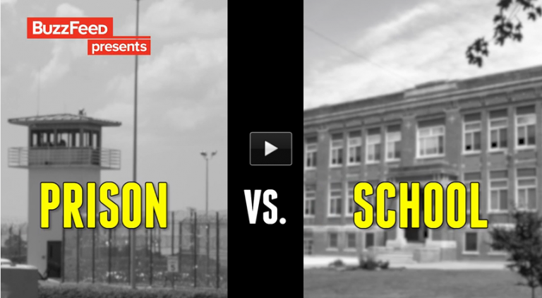 Prison Vs. School..