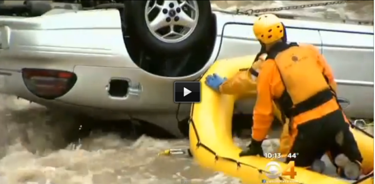 This man was rescued from a submerged vehicle. Now he’s suing his rescuers.