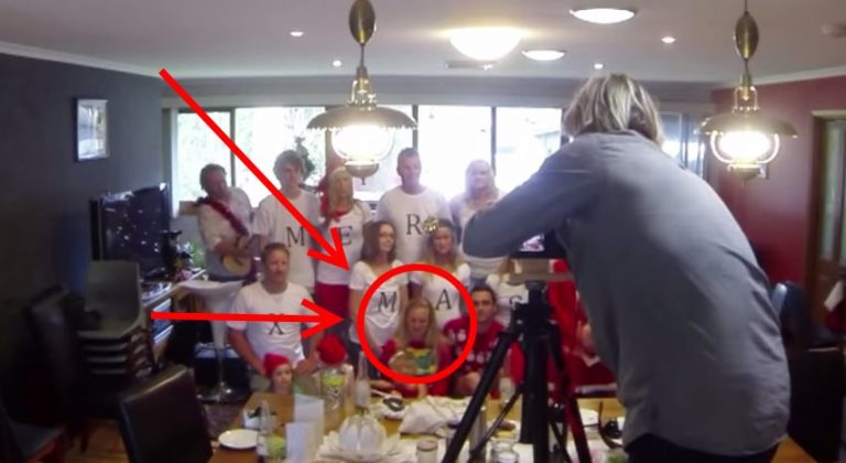 She Thought They Were Taking A Family Christmas Photo, But He Had Something Bigger In Mind