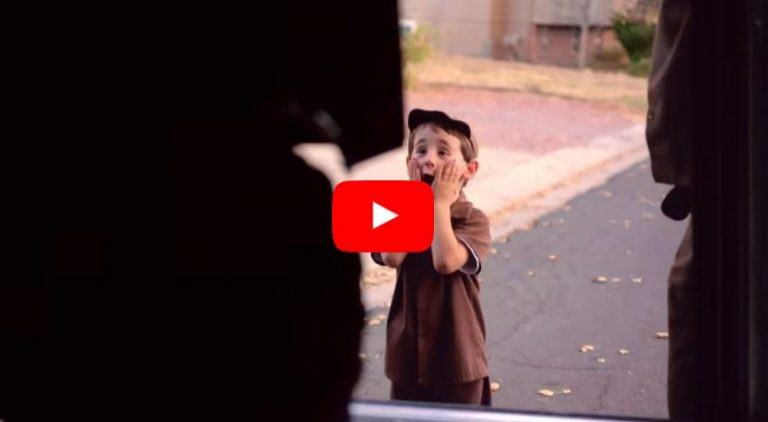 What A UPS Man Do To Make This Little Boy’s Dream A Reality Will Raise Your Holiday Spirit