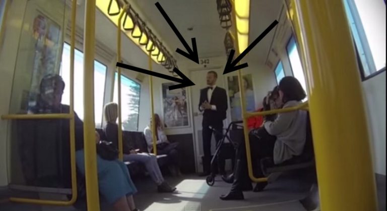 The Guy Broke The Rules When He Convinced A Train Load Of Strangers To Do One Thing