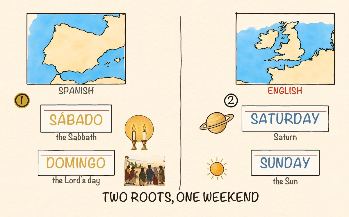 Why Are There 7 Days in a Week? The Surprising History of the Seven Day Week blog 02 two roots weekend Why Are There 7 Days in a Week? The Surprising History of the Seven Day Week